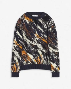 New Abstract jacquard sweater Knitwear & Sweatshirts