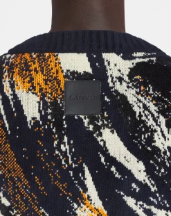 New Abstract jacquard sweater Knitwear & Sweatshirts