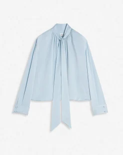 Online Ascot collar blouse Women Tops