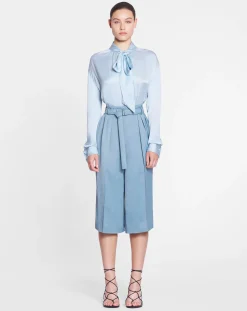 Online Ascot collar blouse Women Tops