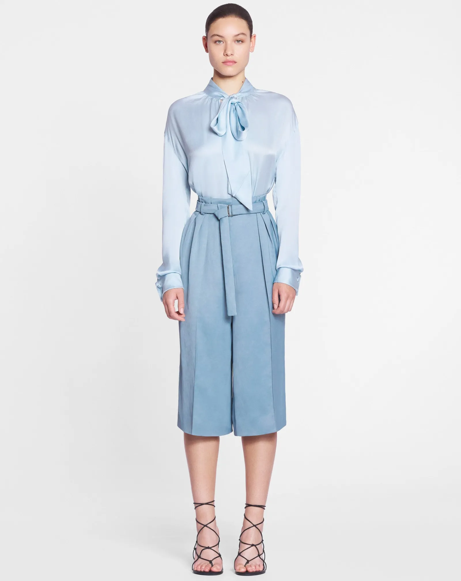Online Ascot collar blouse Women Tops