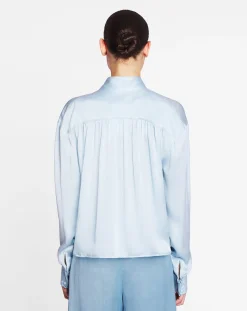 Online Ascot collar blouse Women Tops
