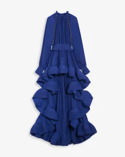 Outlet Asymmetrical charmeuse dress Women Dresses