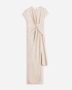 Clearance Asymmetrical dress in lurex Women Dresses