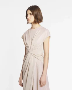 Clearance Asymmetrical dress in lurex Women Dresses