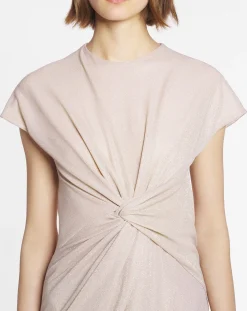 Clearance Asymmetrical dress in lurex Women Dresses