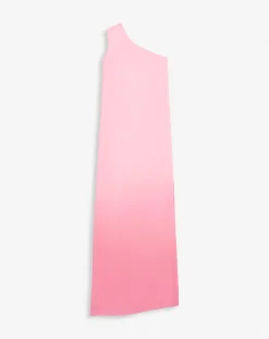 Discount Asymmetrical long dress with ribbon detail Women Dresses