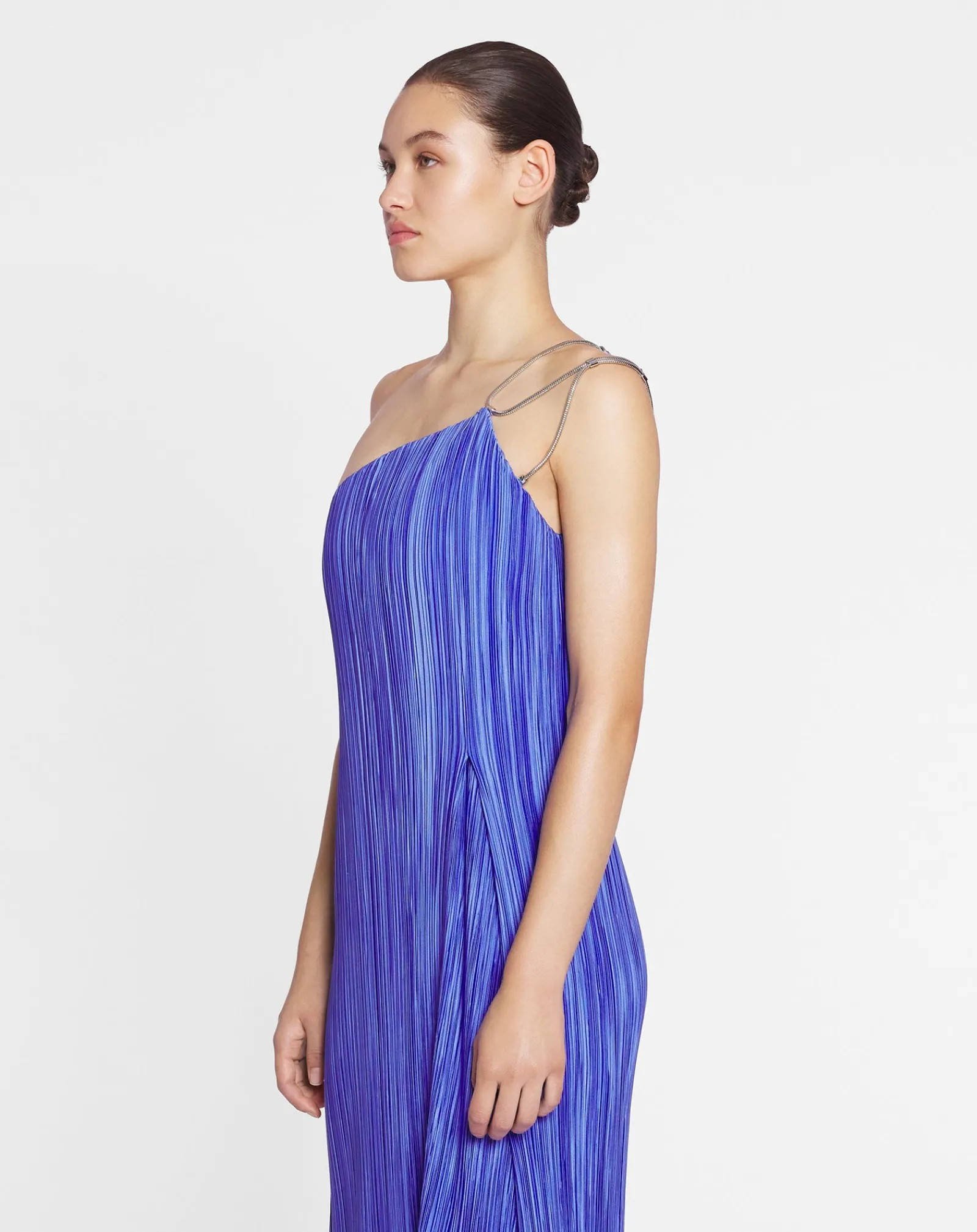 Online Asymmetrical pleated dress Women Dresses