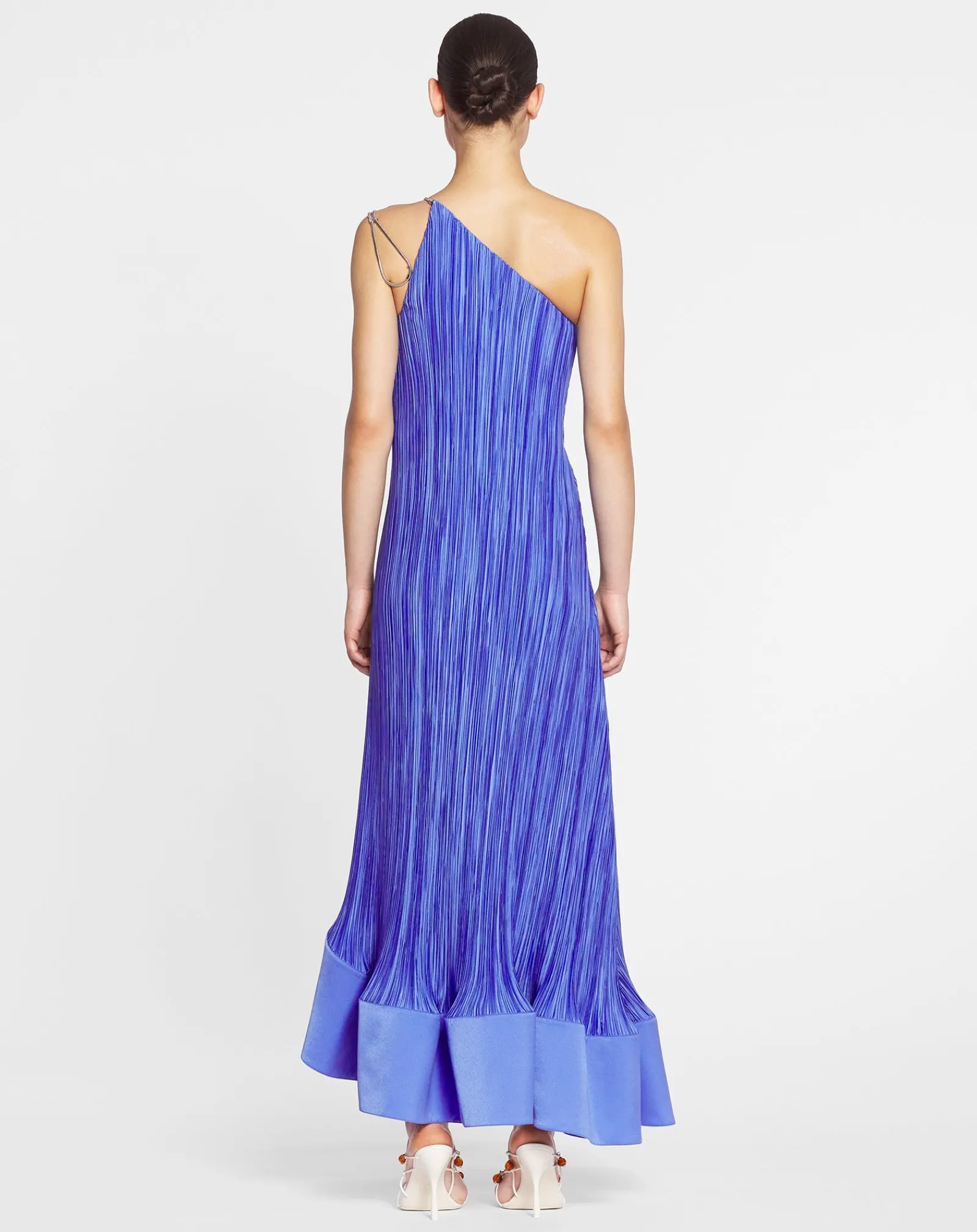 Online Asymmetrical pleated dress Women Dresses