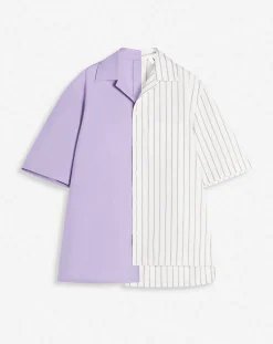 Sale Asymmetrical striped shirt Shirts