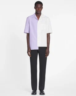 Sale Asymmetrical striped shirt Shirts
