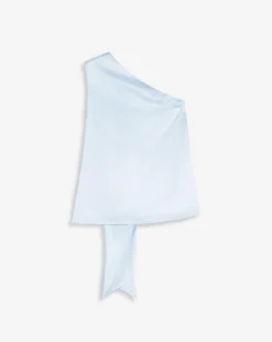 Outlet Asymmetrical top with ribbon detail Women Tops