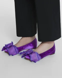 Hot Ballerina flat with a satin bow Women Ballerinas