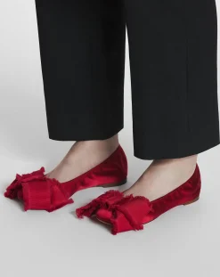 Hot Ballerina flat with a satin bow Women Ballerinas