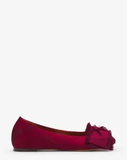 Outlet Ballerina flat with a satin bow Women Ballerinas