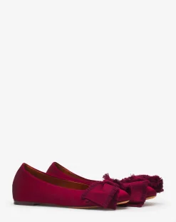 Outlet Ballerina flat with a satin bow Women Ballerinas