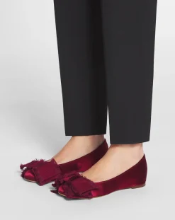 Outlet Ballerina flat with a satin bow Women Ballerinas