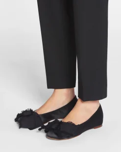 Hot Ballerina flat with a satin bow Women Ballerinas