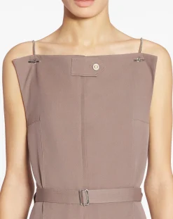 Discount Belted bustier jumpsuit Women Dresses