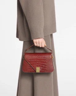 New Concerto arpège bag in crocodile-effect leather Women Crossbody Bags & Shoulder Bags