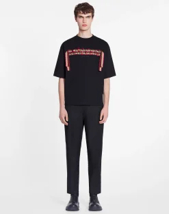 Hot Curb lace oversized t-shirt T-shirts & Polos
