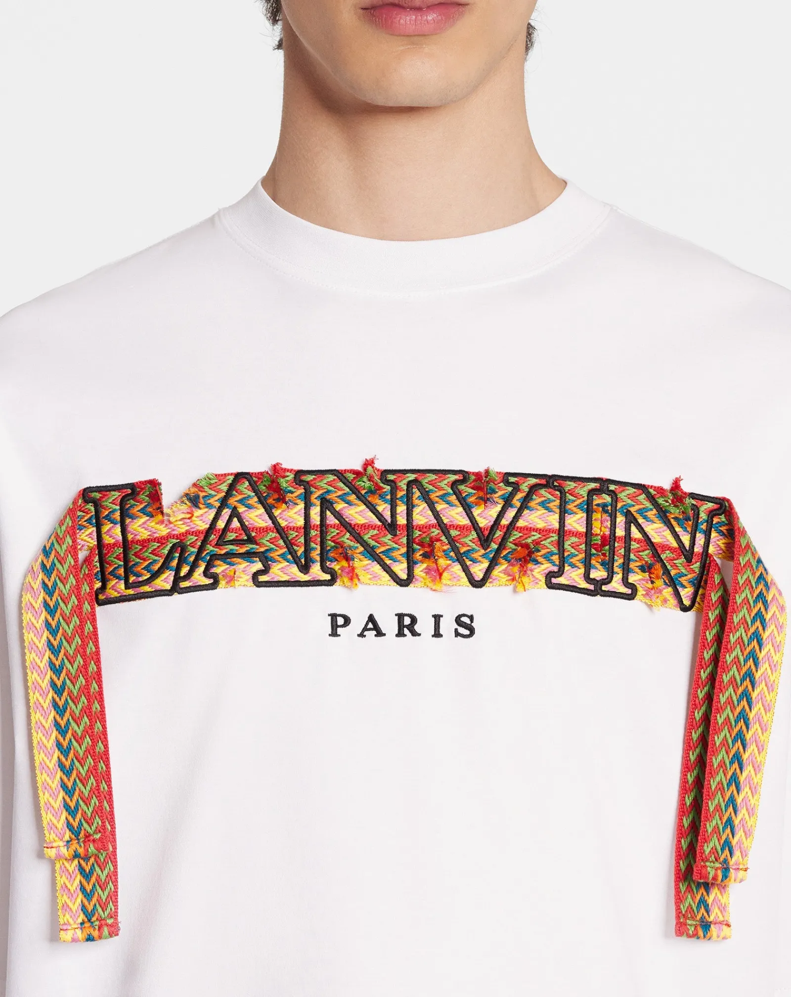 Curb lace oversized t-shirt T-shirts & Polos