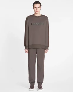 Discount Curb side embroidered loose-fitting sweatshirt Knitwear & Sweatshirts