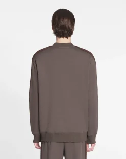 Discount Curb side embroidered loose-fitting sweatshirt Knitwear & Sweatshirts