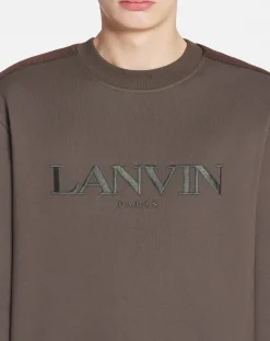 Discount Curb side embroidered loose-fitting sweatshirt Knitwear & Sweatshirts