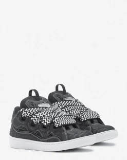 Curb sneakers in denim Women Sneakers