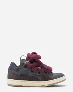 Outlet Curb sneakers in leather with snake laces Women Curb