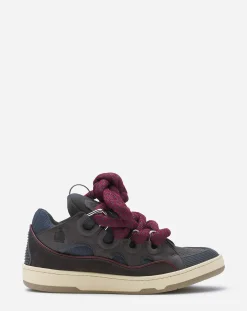 Online Curb sneakers in leather with snake laces Curb