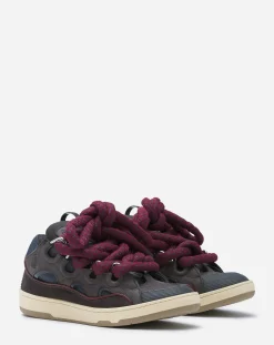Online Curb sneakers in leather with snake laces Curb