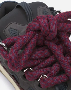 Online Curb sneakers in leather with snake laces Curb