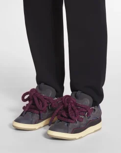 Online Curb sneakers in leather with snake laces Curb