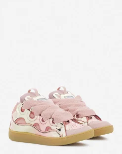 Curb sneakers in metallic leather Curb