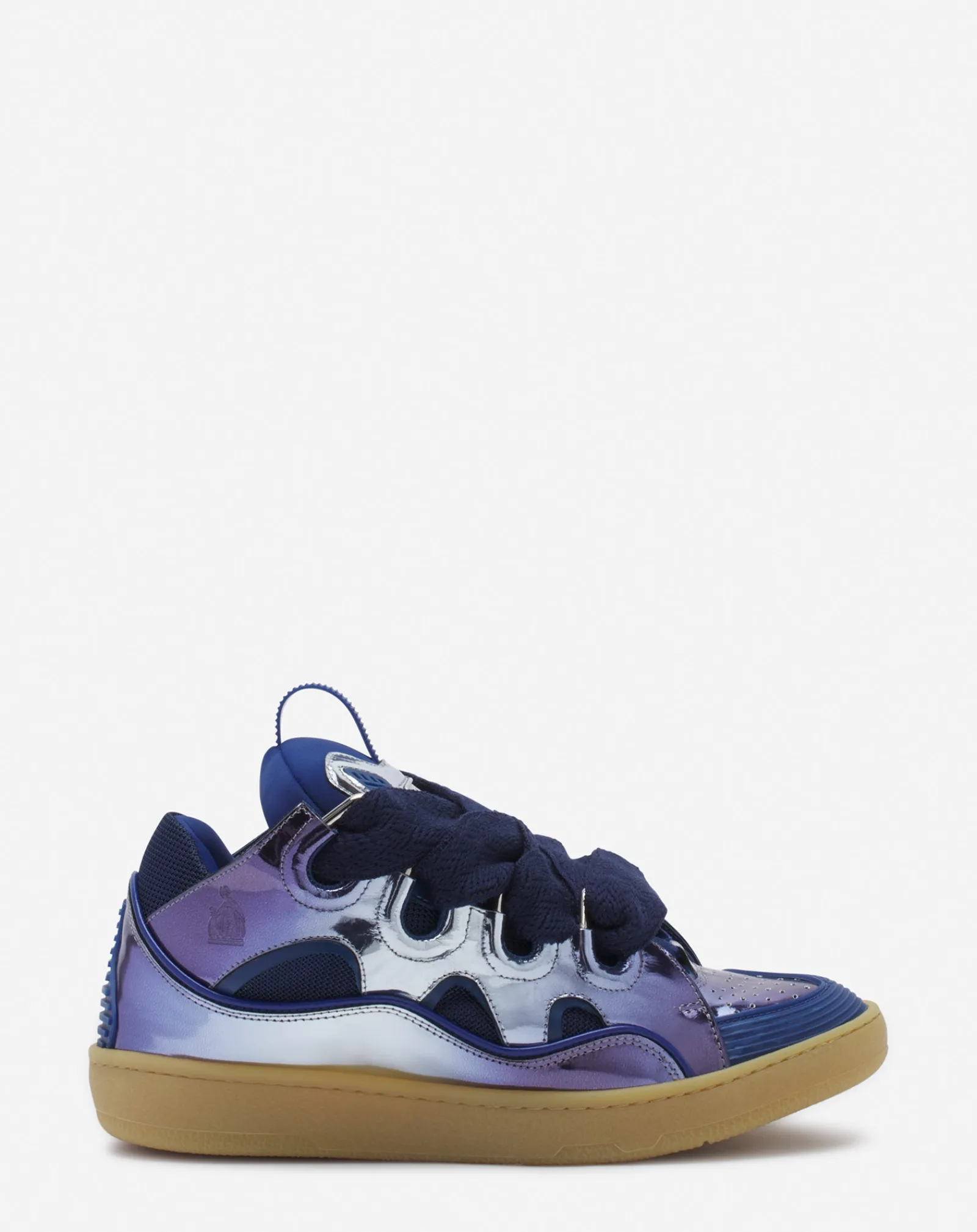 New Curb sneakers in metallic leather Women Curb