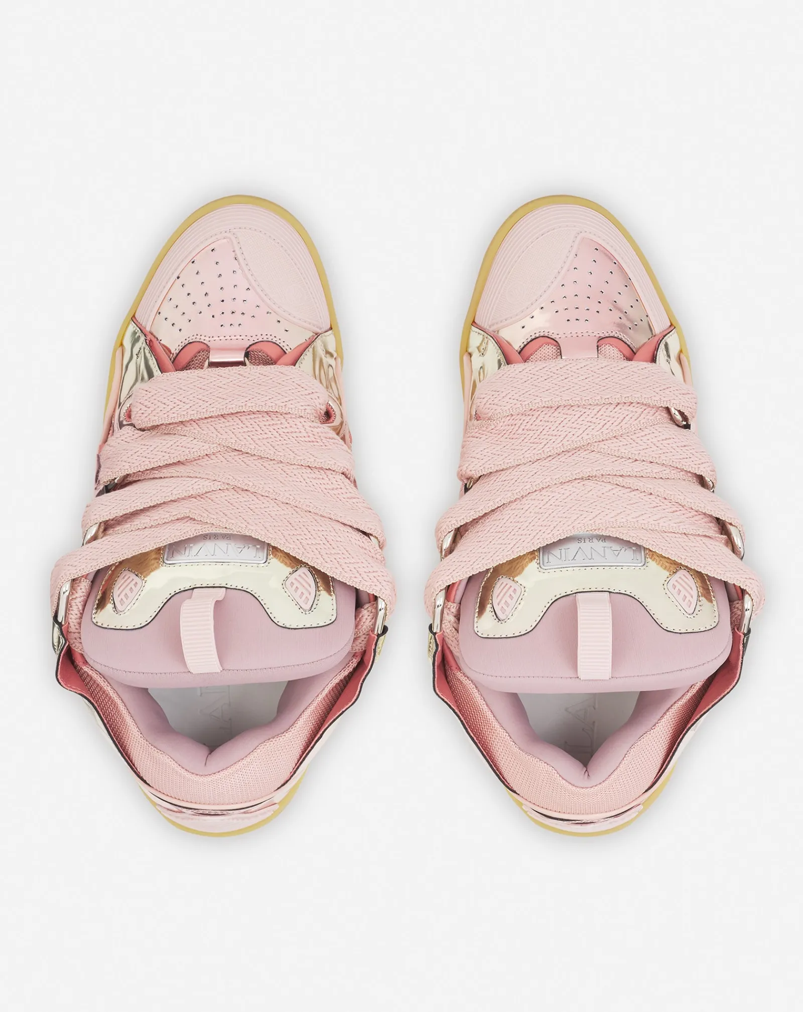 Curb sneakers in metallic leather Sneakers