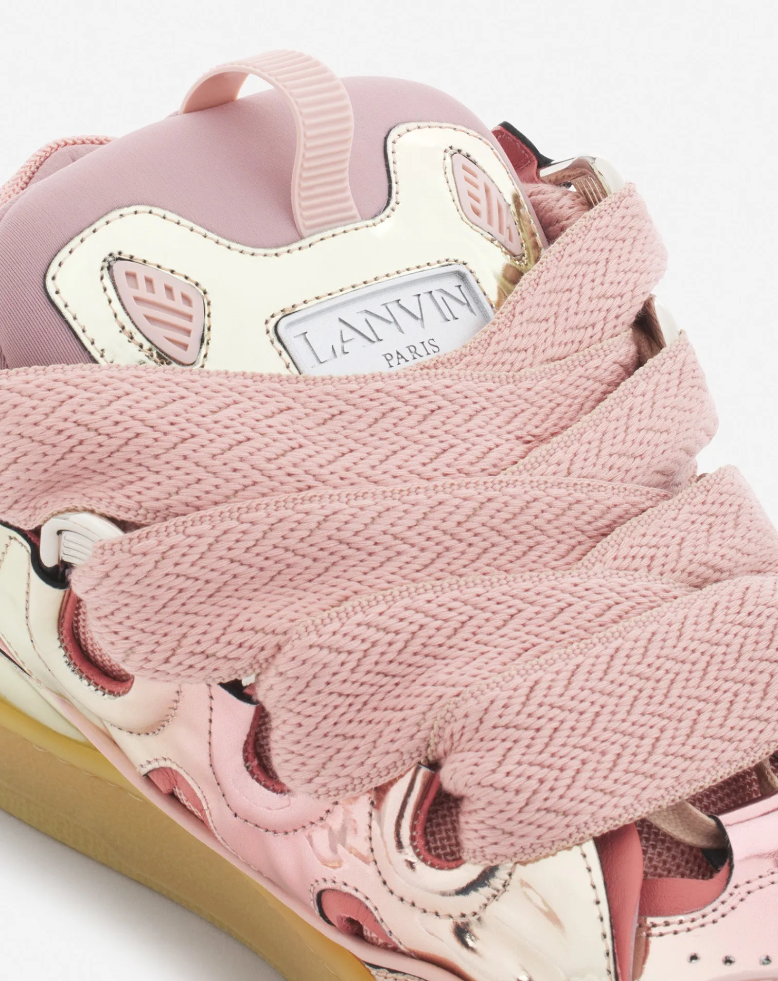 Curb sneakers in metallic leather Sneakers