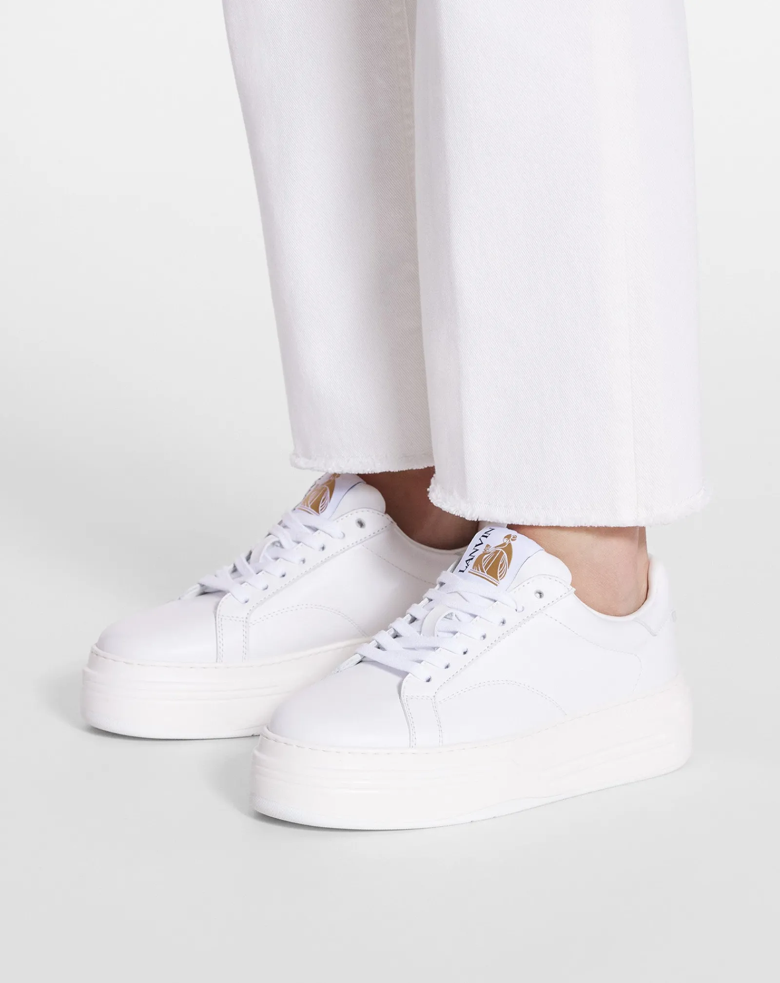 Outlet Ddb0 leather platform sneakers Women Sneakers