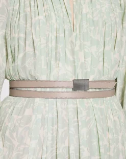 Double concerto leather belt Women Belts