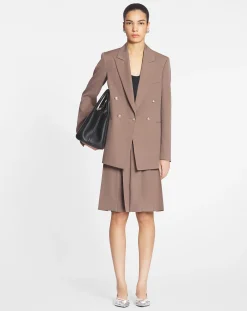 Hot Double-breasted jacket Women Coats & Jackets