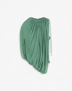 Hot Draped jersey top Women Tops