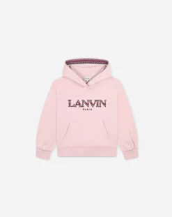 Outlet Embroidered hooded sweatshirt Girls (4-12 Years)