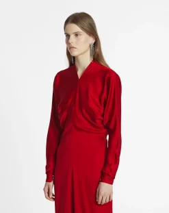 Fitted silk dress Women Dresses