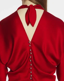 Fitted silk dress Women Dresses