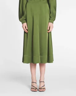 Hot Flared midi skirt Women Skirts & Shorts