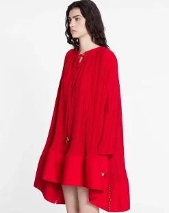 Clearance Flared pleated dress Women Dresses