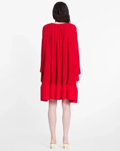 Clearance Flared pleated dress Women Dresses
