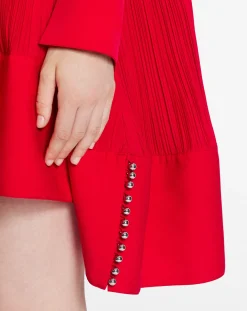 Clearance Flared pleated dress Women Dresses